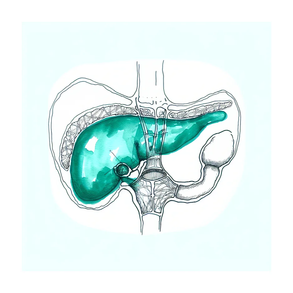 درد زیر دنده راست و صفرا نیمه کنتراته