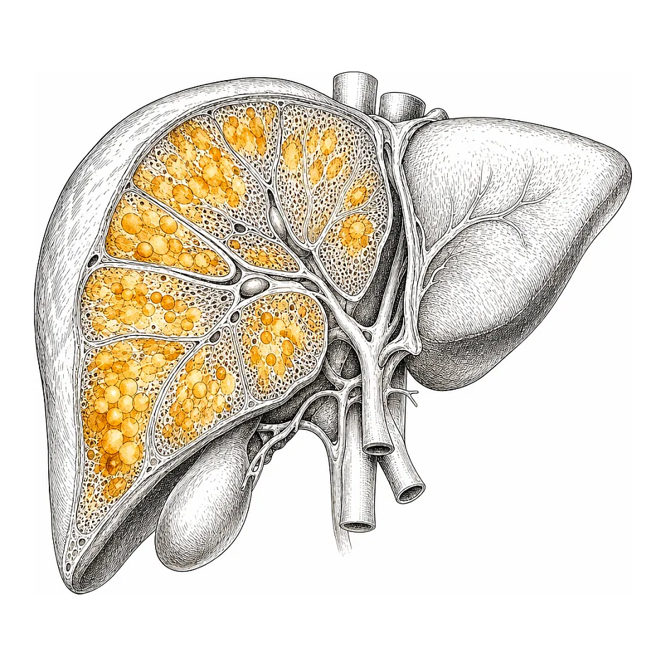 بزرگ شدن کبد و خطرات احتمالی کرید یک - آیا بزرگی کبد و رسوب چربی خطرناک است؟