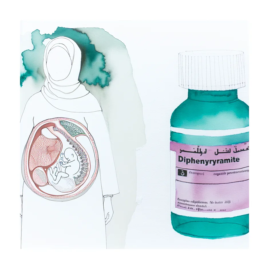 مصرف دیفن‌هیدرامین و شربت سرفه در بارداری