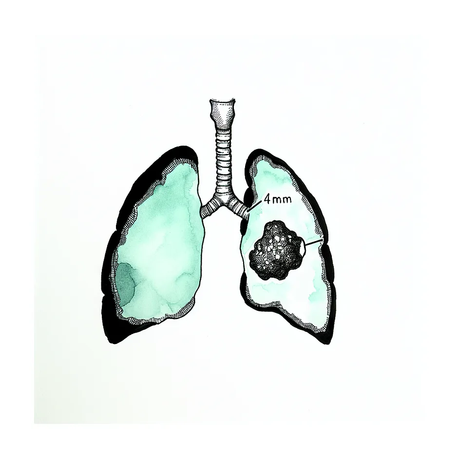 ندول ۴ میلی‌متری ریه بعد از کرونا؛ آیا خطرناک است؟